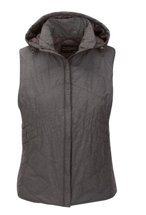 Ladies Jupiter Puffer Hoodie Vest