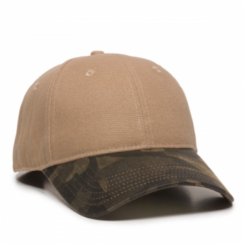 Canvas W/Etched Camo Weathered Visor