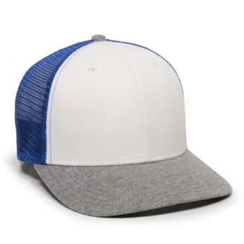 Colorblock Trucker W/ Heathered Visor