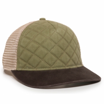 Quilted Foam Mesh Back Cap