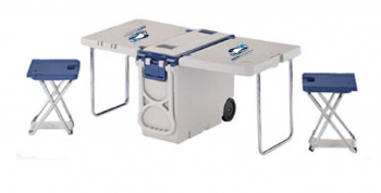 Cooler with Table and Chairs
