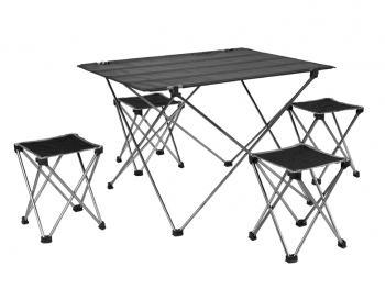 Foldable Table and 4 pcs Stools set