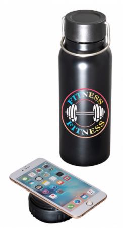 22 OZ. HYDRATION CHARGING STATION STAINLESS STEEL BOTTLE