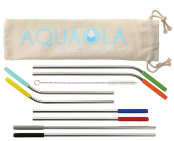 Reusable Stainless Straw 10 in 1 set
