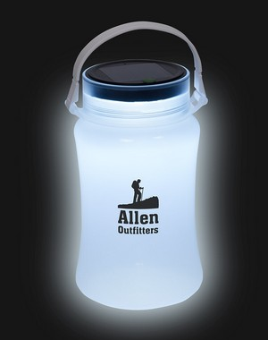 Foldable Waterproof Container with Solar Light