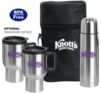 PACIFICA - STAINLESS STEEL TRAVEL DRINKWARE SET
