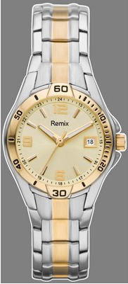 Fossil Remix Sport Stainless Steel Two Tone Watch
