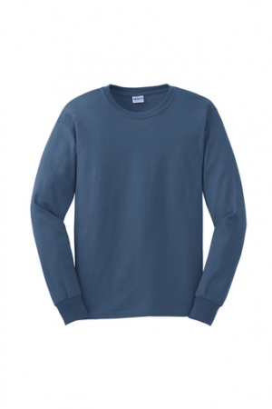 Gildan - Ultra Cotton 100% Cotton Long Sleeve T-Shirt.