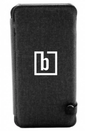 8000mAh 4 Solar Panel Power Bank W/Torch And Fabric Finish