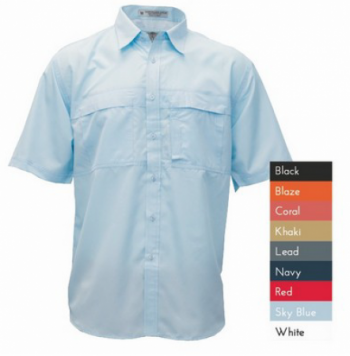Men's Pescador Polyester Short Sleeve Fishing Shirt