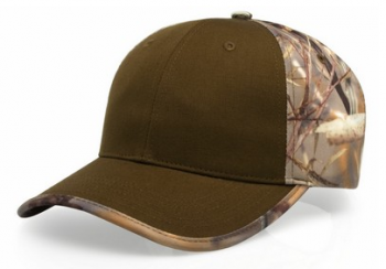 Duck Cloth Panels & Visor w/ Camo Back Adjustable Cap