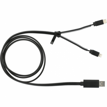 Zipper 3-in-1 Charging Cable