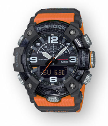 Casio® Men's Orange/Black G-Shock Mudmaster Watch