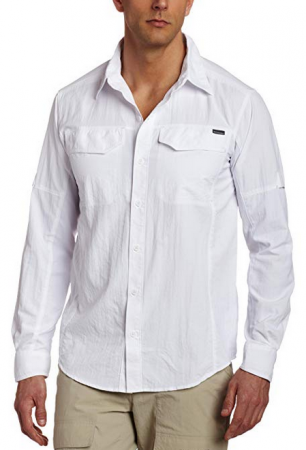 Columbia Men’s Silver Ridge Long-Sleeve Shirt, Moisture Wicking