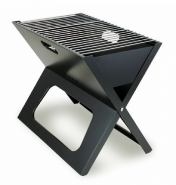X-Grill Portable Charcoal BBQ Grill w/Carry Tote