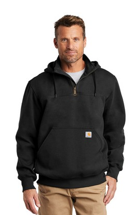 Carhartt® Rain Defender® Paxton Heavyweight Hooded Zip Mock Sweatshirt