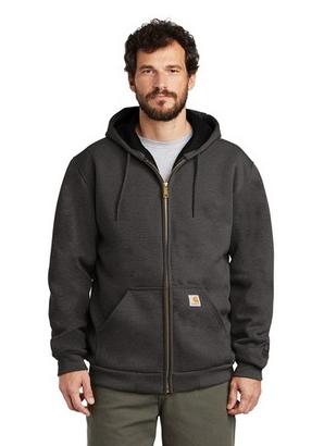 Carhartt® Rain Defender® Rutland Thermal-Lined Hooded Zip-Front Sweatshirt