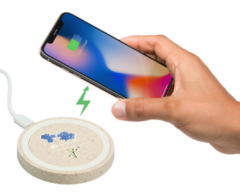 Wheat Straw Quake Wireless Charging Pad