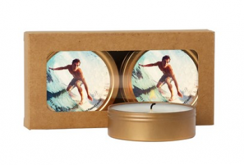 Scented Candle 2-Pack in Kraft Window Box