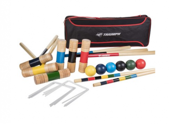 Triumph Sports - Premier 6 Player Croquet Set (28")