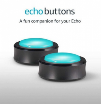 Amazon Echo 2 Pack Gaming Buttons (Black)