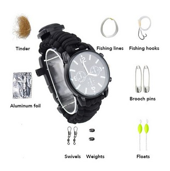 Survival Multifunction Waterproof Watch Bracelets