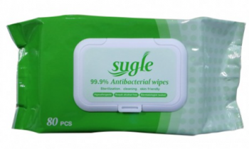 Antibacterial Wipes Kills 99.99% Germs 80pcs A Bag