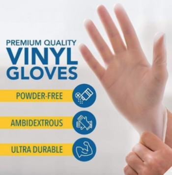 Clear Vinyl Glove 3.5 Mil Thickness