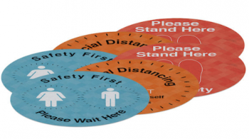 18" Indoor Surface Grip Circles (set of six)