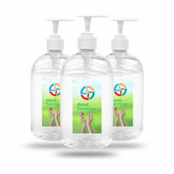 Custom Label Hand Gel Sanitizer - 16.9 oz. Pump Bottle