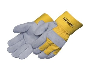 Gray Select Split Cowhide Work Gloves