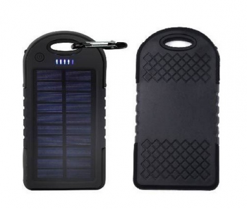 The most popular Solar Power Bank - 4000mAh 2 USB Ports, LED light, UL certified