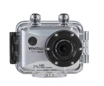 Vivitar® Silver Full HD Action Camera