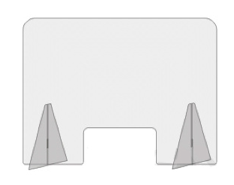 Protection Sneeze Guard - 11 1/2" x 17 1/4" x 1/8"
