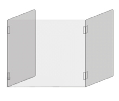 Protection Sneeze Guard - 15 3/4" x 23 1/2" x 1/8"
