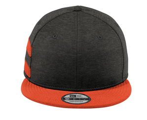 New Era ® Shadow Heather Striped Flat Bill Snapback Cap