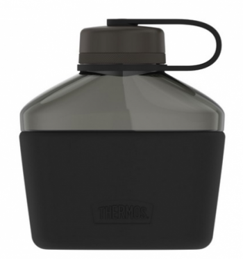 34 Oz. Thermos® Guardian Tritan™ Canteen w/Silicone Sleeve (Smoke Gray)