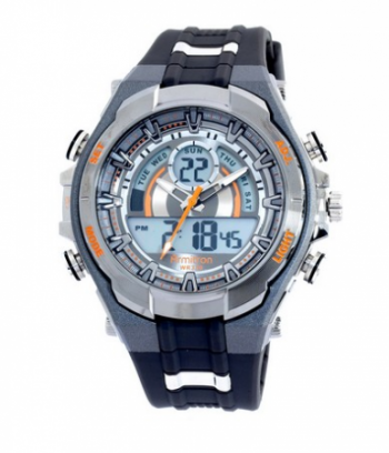 Armitron® Men's Gray/Black Analog-Digital Multi-Function Watch