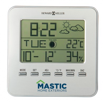 Howard Miller Weather View Digital Clock w/ Moon Phase