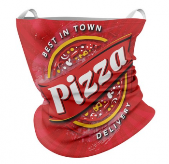 Neck Gaiter with Ear Elastic. Fully sublimated. Large Size