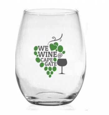 15 Oz. Stemless White Wine Glass