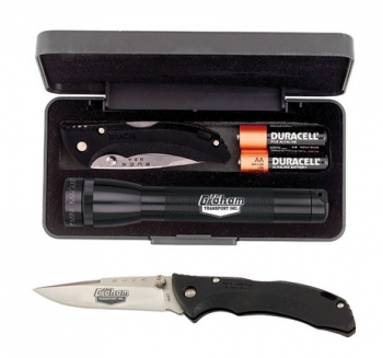 "AA" Mini Maglite® With Buck® “Bantam Bbw” Knife
