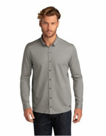 OGIO® Code Stretch Long Sleeve Button-Up Shirt