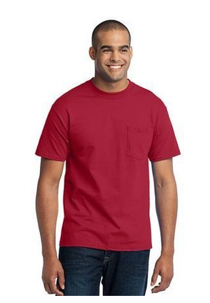 Port & Company® Men's Tall Core Blend Pocket T-Shirt
