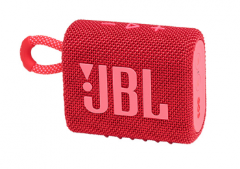 GO 3 Waterproof Portable Bluetooth Speaker, Red