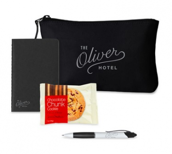 Notes On-the-Go Gift Set with Snack - Black