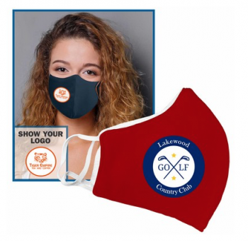 Anti-Microbial Woven Fabric Face Mask-Adult