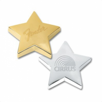 Silver Plated Star Paper Weight (4"x4"x1")