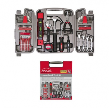 Apollo Tools 53 Piece Household Tool Kit