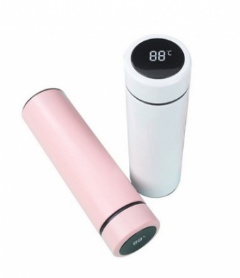 17 Oz. Travel Water Bottle w/LED Temperature Display